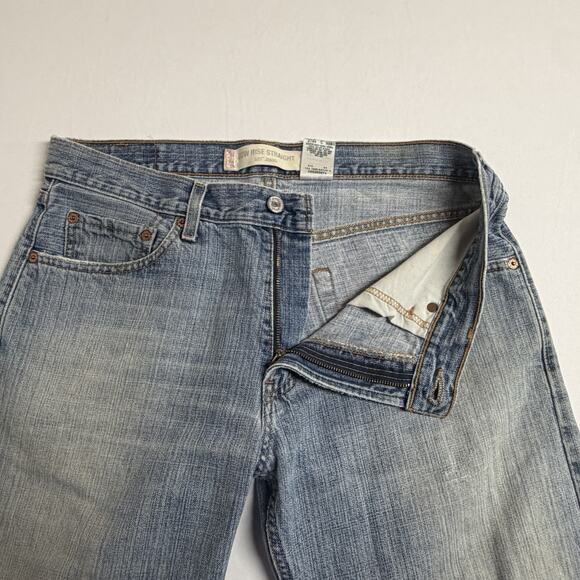 Vintage Levis 529 Jeans Mens 32x32 Blue Low Rise Straight Relaxed Baggy Distress - Picture 5 of 15